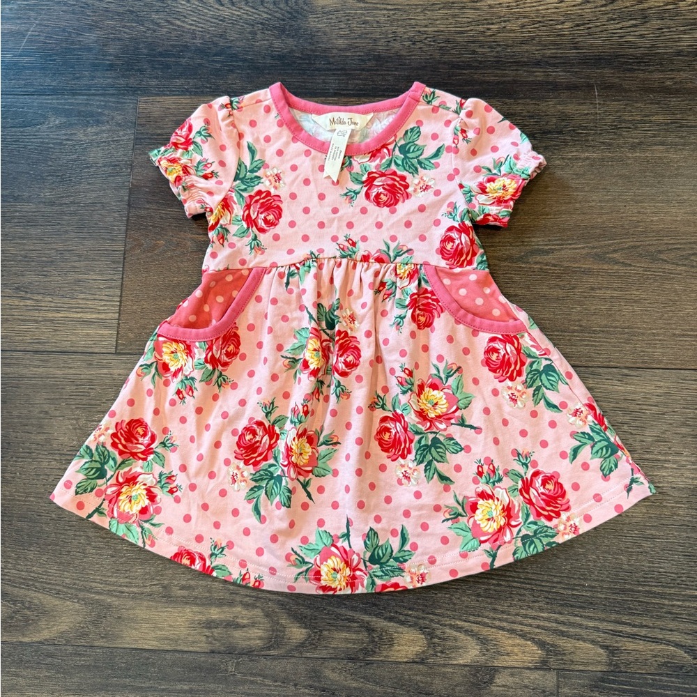 Matilda Jane Pink Floral Kids Dress